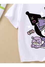 Kuromi Baskılı Kız Çocuk T-Shirt - Görsel 7