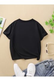 Kuromi Baskılı Kız Çocuk T-Shirt - Görsel 12