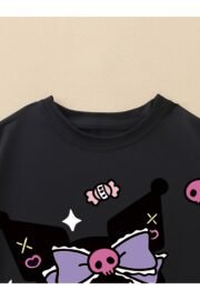 Kuromi Baskılı Kız Çocuk T-Shirt - Görsel 15