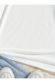Kız Çocuk Kurdele Baskılı Nefes Alan Yazlık T-Shirt - Görsel 5