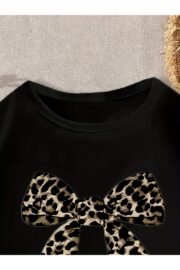 Kız Çocuk Kurdele Baskılı Nefes Alan Yazlık T-Shirt - Görsel 7