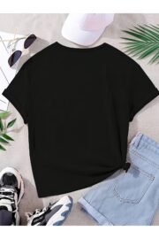 Sevimli Hayvan Baskılı Çocuk Tshirt Unisex Pamuklu - Görsel 3