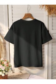 Kız/Erkek Çocuk Altı Yedi Baskılı Basic Penye Tshirt - Görsel 2